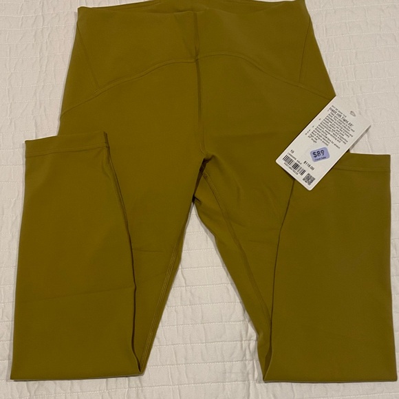 Lululemon Instill HR Tight 25” Size 10 Auric Gold NWT - Picture 2 of 5